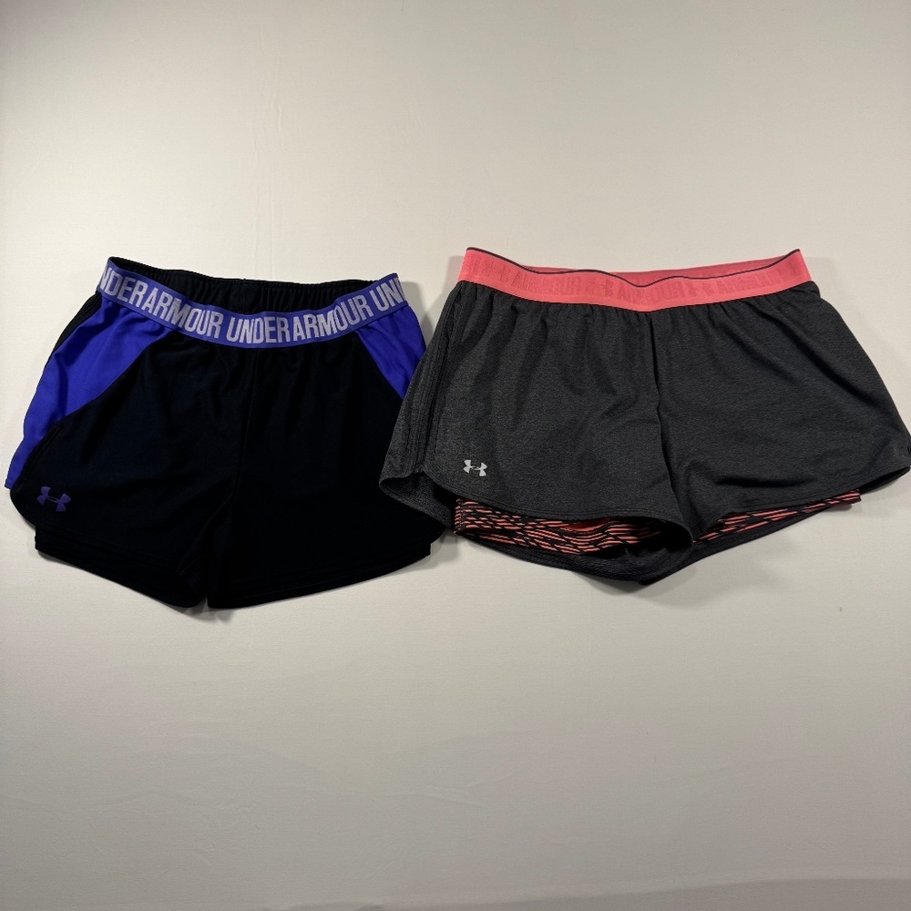 Under Armour Running Shorts Set of 2 - Size S - Athleisure Athletic Workout